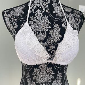 Ralph Lauren New White Lace Bikini Small